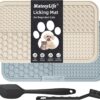 MateeyLife 3PCS Lick Mat for Dogs and Cats with Suction Cups, Dog Lick Mat for Anxiety Relief, Dog Toys to Keep Them Busy, Dog Enrichment Toys for Bathing, Cat Peanut Butter Lick Pad for Boredom