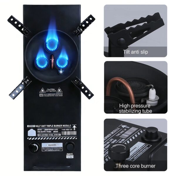 ff5f95403871d7c0 Pandatour Camping IGT Gas Stove Easy Equiped 0.5-Unit Portable Hiking Stove High Effi Ciency 6500W High Firepower Burner