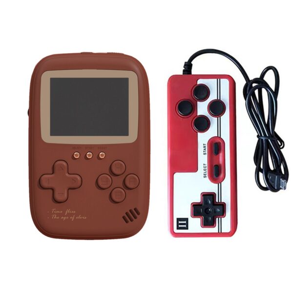 Dual USB Mini Portable Retro Handheld Game Console Power Bank 10000Mah 500 in 1