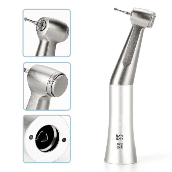 Dental FX Style Slow Speed Set Push Button 1:1 Contra Angle Air Motor Denspay Supplier 2/4 Hole Straight Handpiece