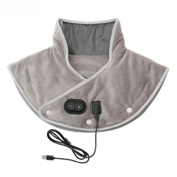 Electric Heating shoulder Neck Pad Massager USB Cervical Brace Wrap Thermal Compress Relieve Pain Fatigue Warm Back Brace Tool