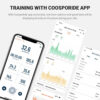 COOSPO Bicycle Sensor Speed And Cadence Dual Sensor Bluetooth 5.0 ANT+ Wireless Waterproof For Wahoo Zwif Garmin Etrex 30x