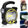 ff8df70d01ea076d Clearance_Battery Powered Portable COB LED Work Light Handheld Lantern Flashlight Outdoor Tent Camping Lights with Handle (Witho