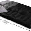 oaskys Double Sleeping Bag for Adults with 2 Pillows - Queen Size XL Waterproof Sleeping Bag for All Season Camping Hiking Backpacking 2 Person Sleeping Bags for Cold Weather & Warm