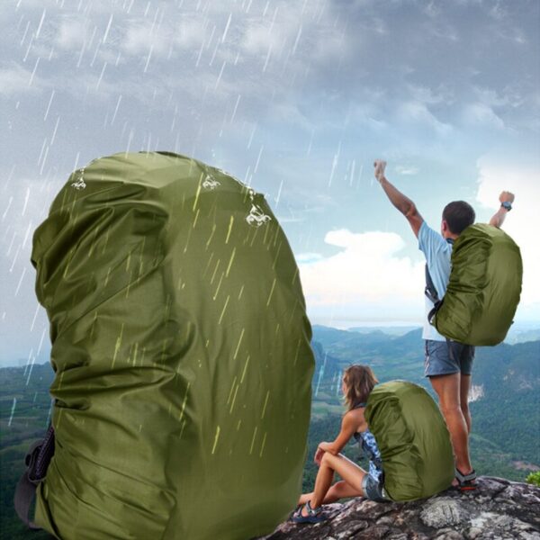 ff93fb20e5e382c8 60L Waterproof Dustproof Rain For Backpack Rainproof Cover Outdoor Camping Hiking Climbing Bag