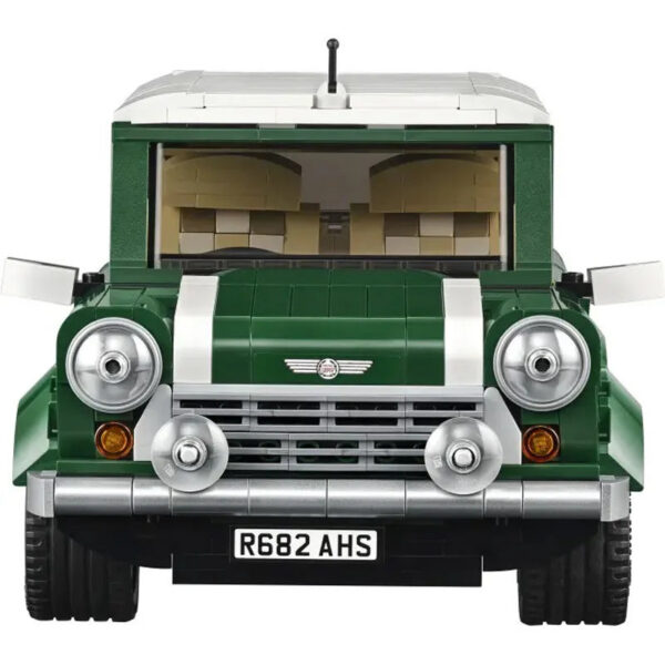 ffa2483fa3289f8d In Shock Classic Technical MINI Retro Vintage Car Building Blocks Cooper VII Compatible 10242 Model Sets Bricks Kids Toy Gift