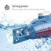 Mini RC Submarine 0.1m/s Speed Remote Control Boat Waterproof Diving Toy Simulation Model for Kids Christmas New Year Gift
