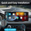 ffb6ceff63adc0f7 Universal Portable for Screen, Screen Wireless Stereo with Carplay Android Auto, Car Toucree