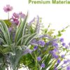 ffc63487fda92537 PARTY JOY 18 Bunches Fake Plants Outdoor, Fake Bushes UV Resistant Artificial Flowers Hydrangea Flowers Greenery Shrubs Faux Greenery for Outdoor Garden Patio Front Porch Yard Decor