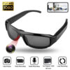 ffd1d7e9e11be492 1080p HD Mini Glasses Portable DVR Video Outdoor Sports Camera Recorder Wearable Bike Smart Sunglasses