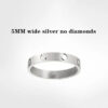 ffe568bdcfc422bc designer ring Screw Mens Rings Woman Classic Lover for Love Wedding Diamond Ring Gold Sier Rose Never Fade Not Allergic -4/5/6mm