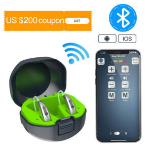 fffb14c7b4d9d7a8 Bluetooth Control Aids Rechargeable For Elderly Deafness Mini Digital Sound Amplifier Hearing Loss Ear Aid