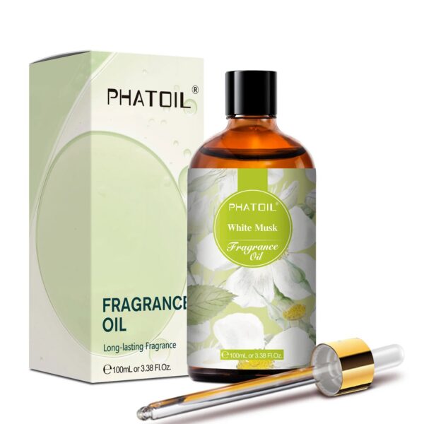 PHATOIL 100ml Fragrance Oil for Scented Candles Soap Making Coconut Vanilla Sea Breeze Fresh Linen White Musk Aroma Oils